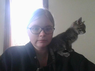 Send help... my cat thinks that it is a parrot