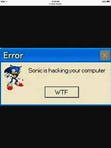 Wow sonic u r a hacker police!!!!!