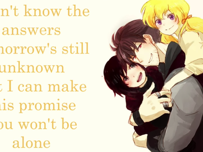 it makes me both happy and sad that this picture is of Yang, Ruby, and Qrow, not Yang, Ruby, and Tai