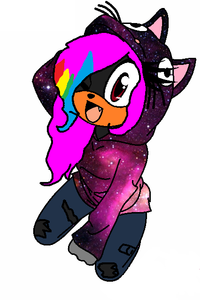 If @Rainbow_Fluff and @Rainbow_Galaxy had a love child X3