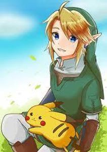 Link and Pikachu are best friends! <3