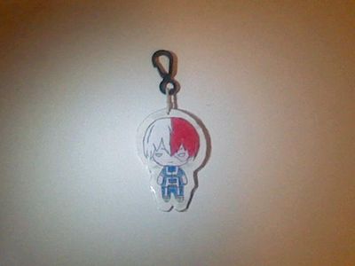 Made a diy todoroki keychain