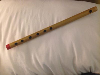 I also got this bamboo flute.