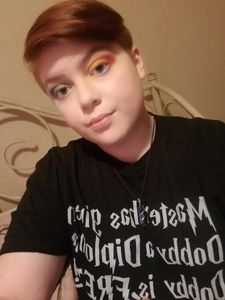 Working on my rainbow look