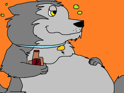 Drunk wolfie