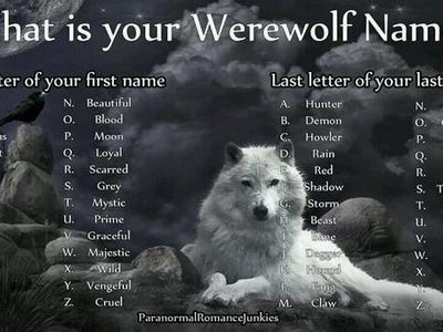 Mine is magic wolf