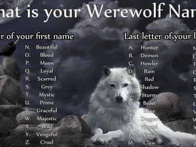 Moon Shadow is my werewolf name