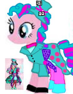 It's not very good but whatever. it's Pinkie Hatter!