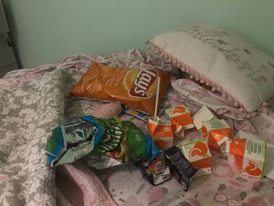 All the food in my room