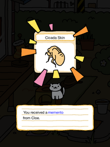 My first memento, omggg, thanks cat