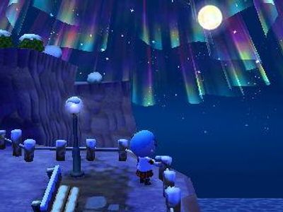 there was an aurora last night!! it was amazing, even if it was a just a game