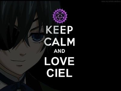 Me: This is the meaning of life!!!! Ciel: *facepalms*