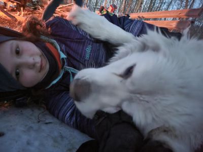 Giant cuddly marshmallow (He gives good snuggles)