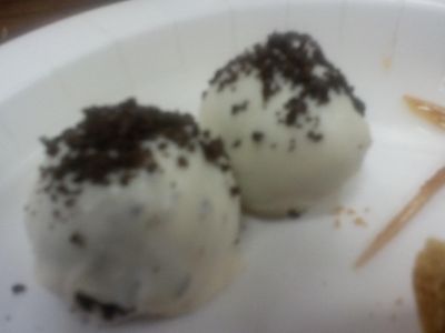 Orea filled ball cakes