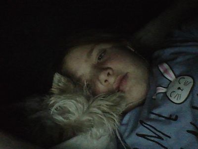 me and my puppy watching youtube