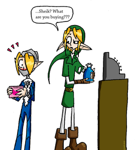 Sheik, you are SOOOOOO busted. XD