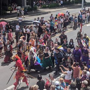 Oh also, I LARP now! We went to the midsumma pride march