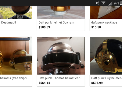 THIS PERSON MAKES ACTUAL WORKING DAFT PUNK HELMETS HHH