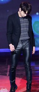 JUNGKOOK IN LEATHER PANTS (star if you agree)