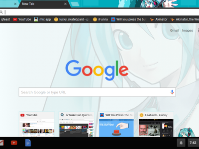 Omg my google is miku now. :3