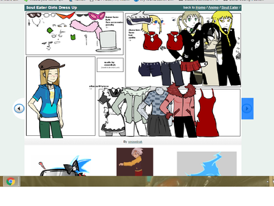 The girl in the bottom left is Life(my OC in SoulEater)