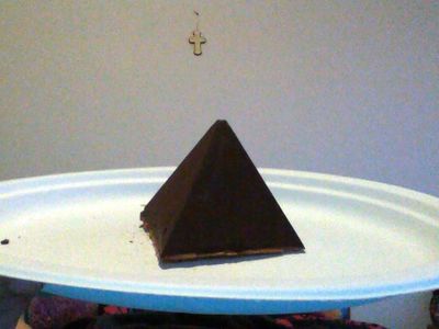 My chocolate pyramid. :P