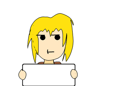 A (really crappy) Armin holding sign base. Free to use!~