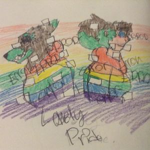 I got my pride art done