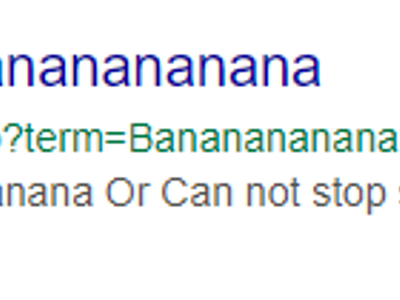 BANANANANANANANANANANANANANANA.... It has been confirmed