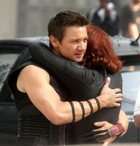 natasha: wish I could stay like this all day. hawkeye: so could I