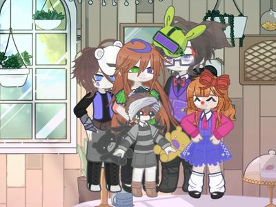 I made the Afton family in Gacha life 2 :))