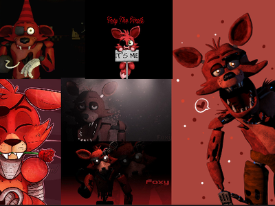 Old Foxy Wallpaper I made in middle school :}