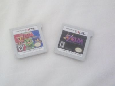 My two legend of zelda games.