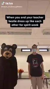 MY SCHOOL HAD F*CKING TIKTOK that bear is Claws and that tall guy is my social studies teacher.