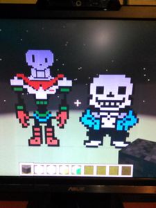 Papyrus was a pain and his head was a huge pain.... Didn't turn out well...