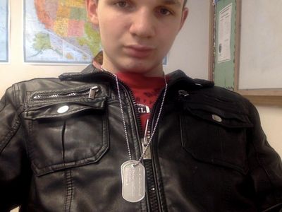 Me with my dogtags.