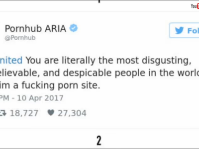 You know you've badly f*cked up when PORNHUB calls you disgusting!