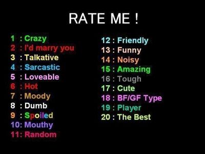 Herrow rate me plzzz :O)