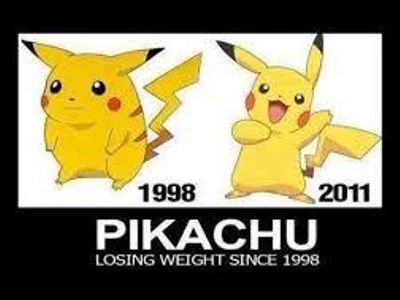 Tell me your  weight loss secret pikachu!