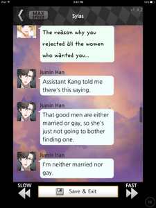 Jumin is totally gay