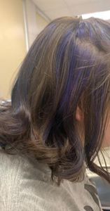 My purple highlights