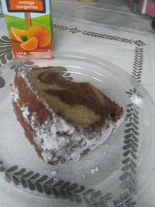 Cake bread for R day with OJ