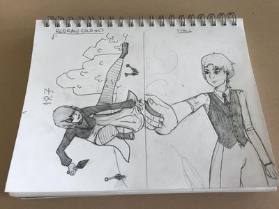 Inktober (Penciltober) Days 3 And 4