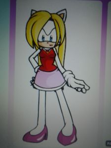 Apple the Hedgehog.  (Apple White.)