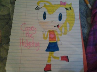 My oc: Casey the Hedgehog