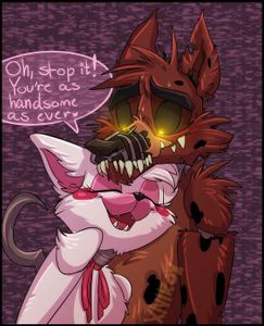 foxy = me and mangle= luna