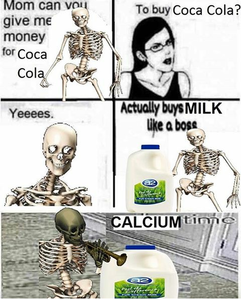 let's have a calcium filled spooky szn ?