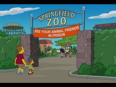 XD read the sign underneath "Springfield zoo"