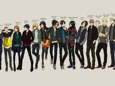 Hn....Damn it Eren and me are both the same height