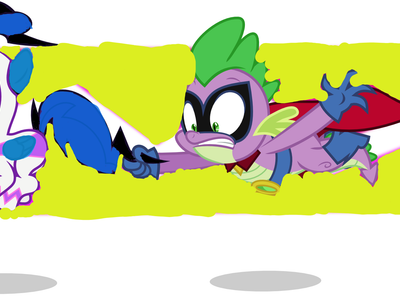 Starlight: Come on Spike! Lets hit Aunt Cadence's house! Or would it be castle?